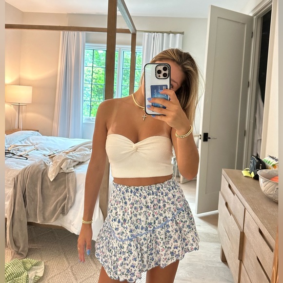 Asymmetrical LoveShackFancy Skirt - Picture 4 of 5